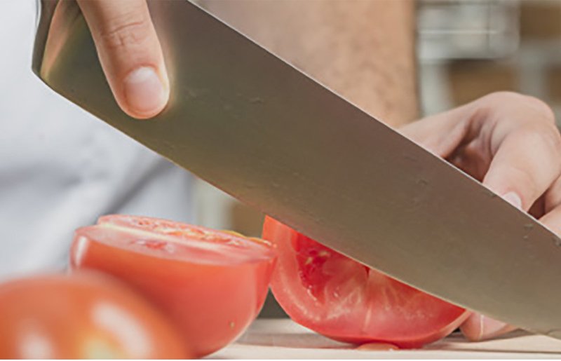 Il taglio al coltello e le verdure